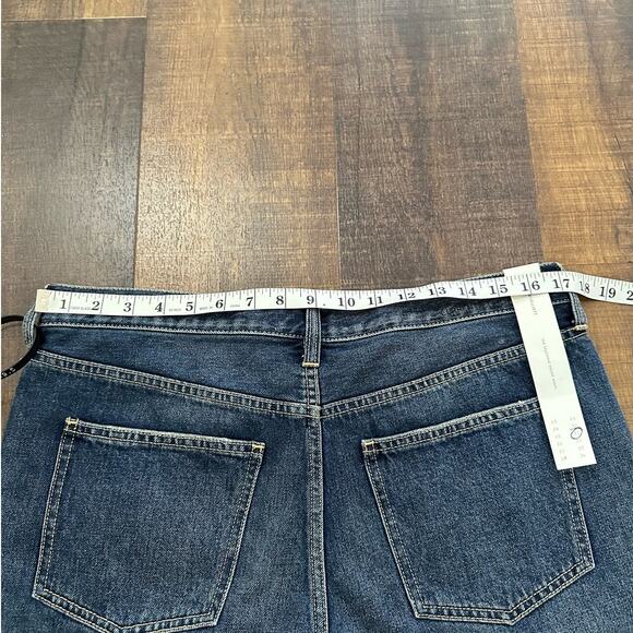 NWT Current Elliott The Boyfriend Rolled Denim Shorts Size 31 - Picture 6 of 11